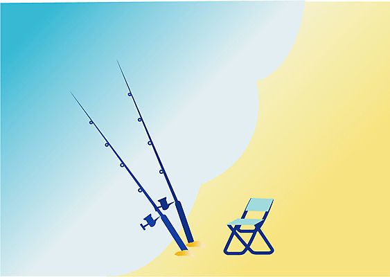 EPS 클립아트 모래 바다 생활용품 일러스트 레저 낚시 휴식 취미 해변 사람없음 야외 레포츠 모래사장 놀이용품 낚싯대 레저생활 국내일러스트 컨셉 낚시용품 오브젝트 파일형식 벡터