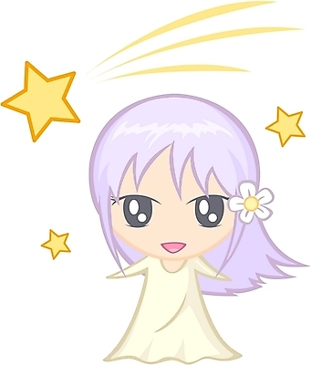 EPS 클립아트 캐릭터 여자 꽃 별 일러스트 하늘 한명 사람 별자리 달 운세 처녀자리 가상인물 일러캐릭터 자연요소 식물 1 상상 파일형식 벡터