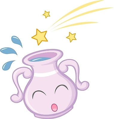 EPS 클립아트 캐릭터 별 생활용품 일러스트 하늘 사람없음 별자리 달 운세 항아리 물병자리 일러캐릭터 자연요소 도자기 오브젝트 파일형식 벡터