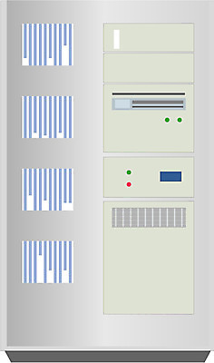 EPS 일러스트 회사 사람없음 금융 기계 장비 네트워크 오브젝트 네트웍장비 배전반 서버 국내일러스트 비즈니스 경제 파일형식 벡터