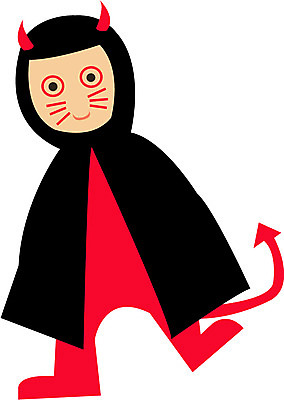 EPS 클립아트 명절 기념일 남자 일러스트 사람 분장 축제 할로윈 악마 악마분장 남자만 가상인물 국내일러스트 전통 상상 이벤트 파일형식 벡터