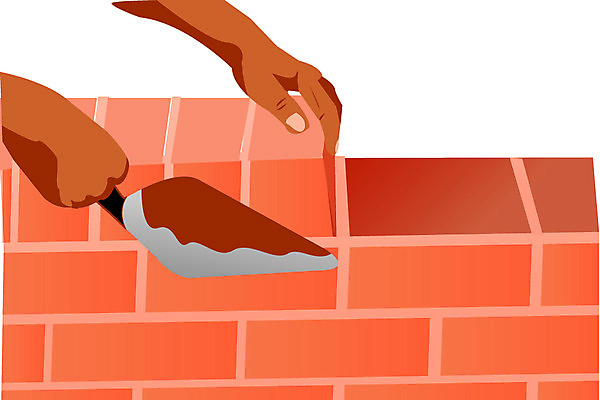 EPS 클립아트 시설물 손 건축 벽 신체 일러스트 벽돌 공사 신체부위 담장 쌓기 삽 미장 국내일러스트 건축물 모션 건설업 사람 파일형식 벡터