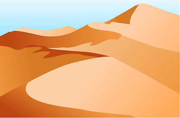 EPS 클립아트 일러스트 자연 풍경 사람없음 사막 실크로드 국내일러스트 생태계 파일형식 벡터