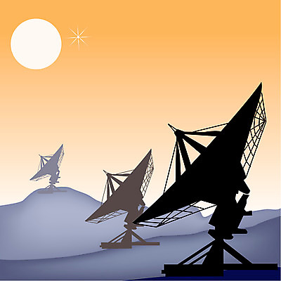 EPS 클립아트 시설물 현대건축 건축 일러스트 풍경 사람없음 위성안테나 위성장비 국내일러스트 건축물 안테나 장비 파일형식 벡터