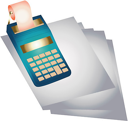 EPS 클립아트 산업 종이 일러스트 문구용품 사람없음 금융 사무용품 기계 계산기 무역 문서 명세서 국내일러스트 경제 장비 오브젝트 파일형식 벡터