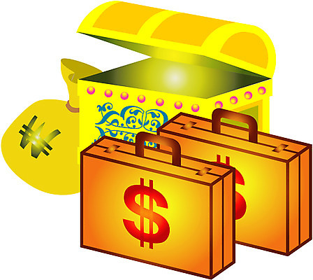 EPS 클립아트 기호 잡화 산업 돈 서류가방 가방 일러스트 표시 사람없음 금융 경제 달러 원화 돈자루 오브젝트 무역 돈가방 기밀가방 보석상자 국내일러스트 문자 상자 재산 파일형식 벡터