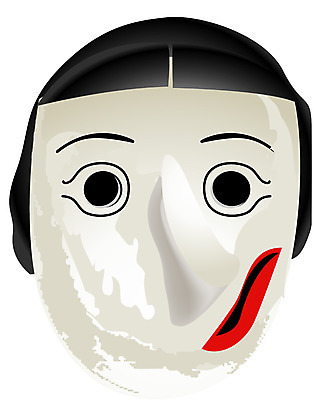 EPS 한국문화 한국전통 전통 일러스트 전통소품 가면 사람없음 전통놀이 오브젝트 탈춤 전통공예 탈 전통탈 봉산 봉산탈 셋째양반 국내일러스트 동양문화 놀이 한국 전통공연 공예 전통무용 파일형식 벡터