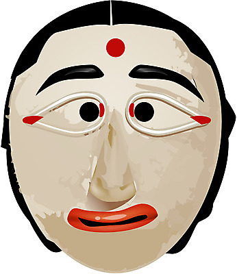 EPS 한국문화 한국전통 전통 일러스트 전통소품 가면 사람없음 전통놀이 오브젝트 탈춤 전통공예 탈 전통탈 산대놀이 송파 송파탈 왜장녀 국내일러스트 동양문화 놀이 한국 전통공연 공예 전통무용 파일형식 벡터