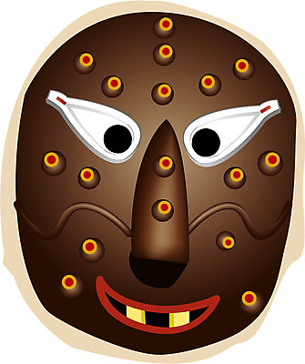 EPS 한국문화 한국전통 전통 일러스트 전통소품 가면 사람없음 전통놀이 오브젝트 탈춤 전통공예 탈 전통탈 별산대 양주별산대 양주탈 국내일러스트 동양문화 놀이 한국 전통공연 공예 전통무용 파일형식 벡터