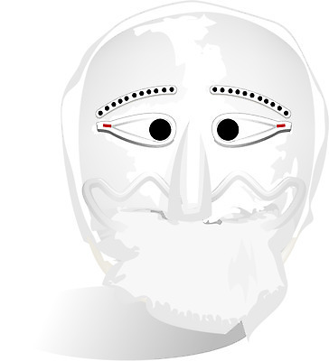 EPS 한국문화 한국전통 전통 일러스트 전통소품 가면 사람없음 전통놀이 오브젝트 탈춤 전통공예 탈 전통탈 별산대 신할아비 양주별산대 양주탈 국내일러스트 동양문화 놀이 한국 전통공연 공예 전통무용 파일형식 벡터