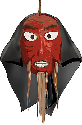 EPS 한국문화 한국전통 전통 일러스트 전통소품 가면 사람없음 전통놀이 오브젝트 탈춤 전통공예 탈 전통탈 고성오광대 고성탈 오광대 국내일러스트 동양문화 놀이 한국 전통공연 공예 전통무용 탈놀이 파일형식 벡터