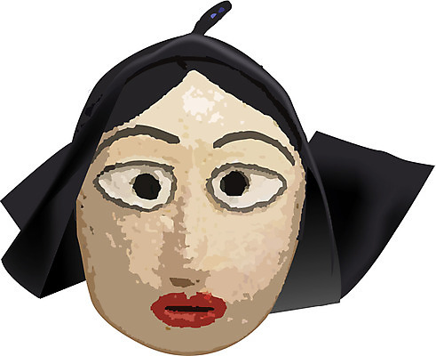 EPS 한국문화 한국전통 전통 일러스트 전통소품 가면 사람없음 전통놀이 오브젝트 탈춤 전통공예 탈 전통탈 고성오광대 고성탈 오광대 국내일러스트 동양문화 놀이 한국 전통공연 공예 전통무용 탈놀이 파일형식 벡터