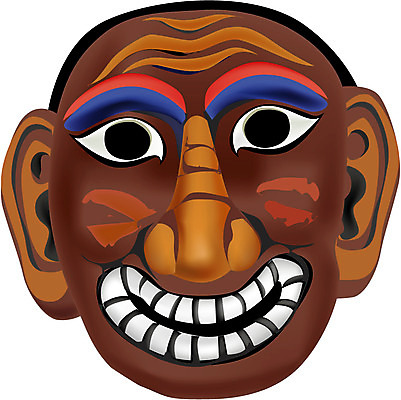 EPS 한국문화 한국전통 전통 일러스트 전통소품 가면 사람없음 전통놀이 오브젝트 탈춤 전통공예 탈 전통탈 방상씨탈 국내일러스트 동양문화 놀이 한국 전통공연 공예 전통무용 파일형식 벡터