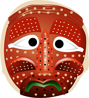 동양문화 전통 놀이 한국 가면 전통공연 공예 오브젝트 전통무용 탈 파일형식 벡터 한국전통 전통소품 탈춤 전통탈 전통놀이 양주탈 별산대 양주별산대 말뚝이 한국문화 전통공예 사람없음 EPS 국내일러스트 일러스트