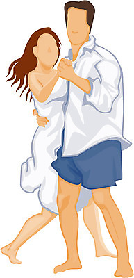 EPS 클립아트 직업 웰빙 커플 여자 남자 일러스트 사람 두명 댄서 춤 스포츠댄서 국내일러스트 관계 문화예술 파일형식 벡터