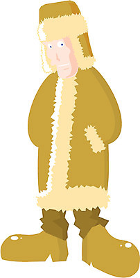 EPS 클립아트 외국인 남자 유럽 외국문화 일러스트 한명 사람 인종 극지방 북극 에스키모 남자만 남자한명만 국내일러스트 1 나라 문화 지역 파일형식 벡터