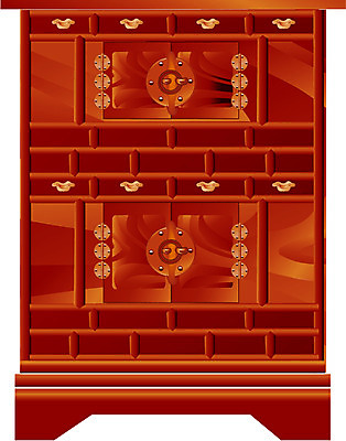동양문화 전통 가구 생활용품 한국 공예 오브젝트 고가구 파일형식 벡터 정통 목재가구 문갑 서랍장 한국문화 한국전통 클립아트 전통소품 전통공예 EPS 사람없음 국내일러스트 일러스트