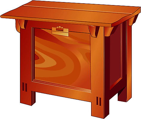 동양문화 전통 가구 생활용품 한국 공예 오브젝트 고가구 파일형식 벡터 정통 목재가구 문갑 서랍장 한국문화 한국전통 클립아트 전통소품 전통공예 EPS 사람없음 국내일러스트 일러스트