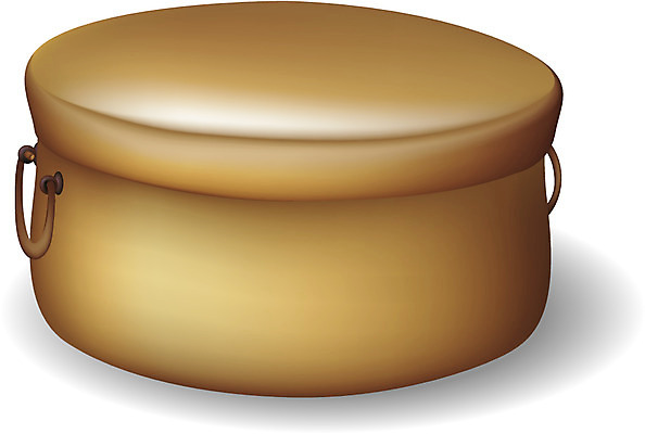 EPS 클립아트 한국문화 한국전통 전통 생활용품 일러스트 사람없음 오브젝트 유기 놋그릇 밥솥 국내일러스트 동양문화 그릇 주방용품 한국 파일형식 벡터