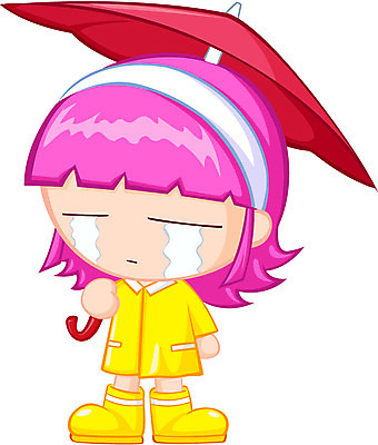 EPS 클립아트 여자 초등학생 어린이 일러스트 자연 한명 사람 소녀 비 눈물 우비 빨간우산 여자만 여자한명만 어린이만 소녀만 소녀한명만 국내일러스트 자연요소 1 학생 옷 감정 우산 날씨 생태계 파일형식 벡터