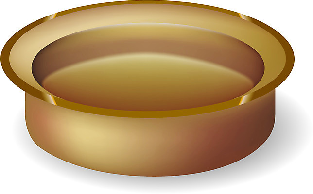 EPS 클립아트 한국문화 한국전통 전통 생활용품 일러스트 사람없음 오브젝트 대야 유기 놋그릇 국내일러스트 동양문화 그릇 한국 파일형식 벡터