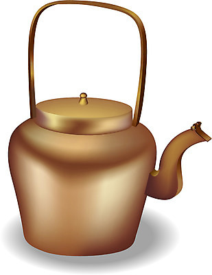 EPS 클립아트 한국문화 한국전통 전통 생활용품 일러스트 주전자 주방용품 사람없음 찻주전자 오브젝트 유기 놋그릇 국내일러스트 동양문화 그릇 한국 파일형식 벡터