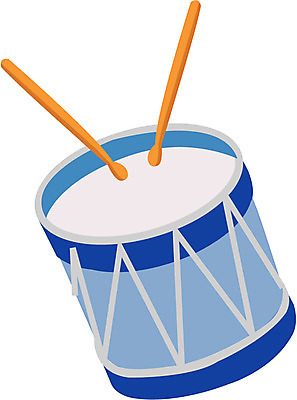 EPS 악기 음악 연주 일러스트 타악기 사람없음 북 서양악기 드럼 작은북 국내일러스트 문화예술 파일형식 벡터
