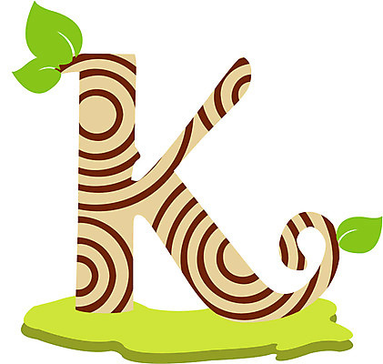 EPS 클립아트 나무 식물 문자 기호 알파벳 영어 잎 일러스트 글꼴 대문자 나뭇잎 사람없음 목재 픽토그램 K 국내일러스트 재료 파일형식 벡터