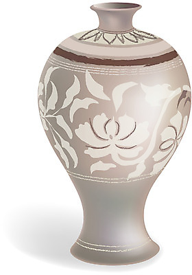 EPS 클립아트 한국문화 한국전통 전통 일러스트 유물 사람없음 문화재 도자기 오브젝트 전통공예 분청사기 국내일러스트 동양문화 한국 공예 파일형식 벡터