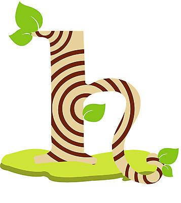 EPS 클립아트 나무 식물 문자 기호 알파벳 영어 잎 일러스트 글꼴 나뭇잎 사람없음 목재 픽토그램 소문자 H 국내일러스트 재료 파일형식 벡터