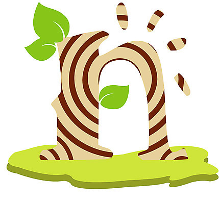 EPS 클립아트 나무 식물 문자 기호 알파벳 영어 잎 일러스트 글꼴 나뭇잎 사람없음 목재 픽토그램 엔 N 소문자 국내일러스트 돈 재료 파일형식 벡터