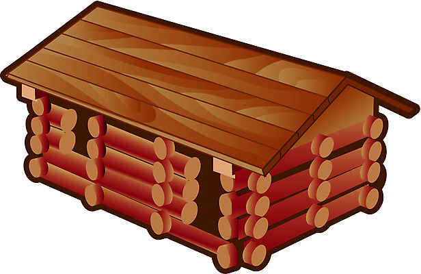 EPS 클립아트 시설물 건축 일러스트 주택 사람없음 통나무집 나무집 국내일러스트 건축물 건물 파일형식 벡터