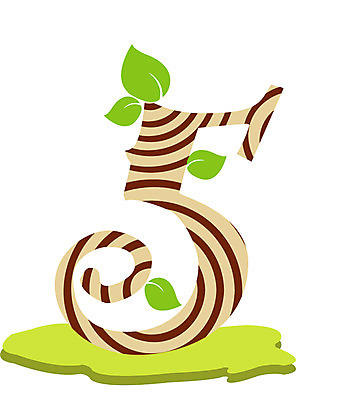 EPS 클립아트 나무 식물 문자 기호 잎 일러스트 글꼴 교과목 나뭇잎 사람없음 목재 픽토그램 숫자 오 5 아라비아 수학교육 국내일러스트 교육 재료 수학 파일형식 벡터