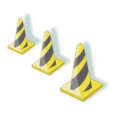 EPS 일러스트 가이드 공사 사람없음 장비 건설현장 안전장비 안전가드 산업안전장비 안전지대 국내일러스트 직업 건설업 안전 구역 파일형식 벡터