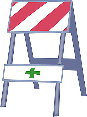 EPS 일러스트 가이드 공사 사람없음 장비 건설현장 안전장비 안전가드 산업안전장비 안전지대 국내일러스트 직업 건설업 안전 구역 파일형식 벡터