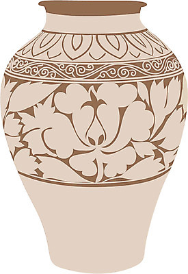 EPS 클립아트 한국문화 한국전통 전통 문양 일러스트 유물 사람없음 문화재 도자기 오브젝트 전통공예 분청사기 국내일러스트 동양문화 한국 공예 파일형식 벡터