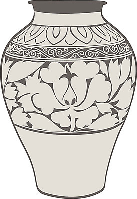 EPS 클립아트 한국문화 한국전통 전통 문양 일러스트 유물 사람없음 문화재 도자기 오브젝트 전통공예 분청사기 국내일러스트 동양문화 한국 공예 파일형식 벡터