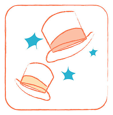 EPS 클립아트 모자 잡화 일러스트 사람없음 축제 마법사 서커스 마법 탑모자 국내일러스트 모자_잡화 파일형식 벡터