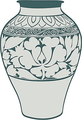 EPS 클립아트 한국문화 한국전통 전통 문양 일러스트 유물 사람없음 문화재 도자기 오브젝트 전통공예 분청사기 국내일러스트 동양문화 한국 공예 파일형식 벡터