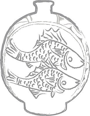 EPS 클립아트 한국문화 한국전통 전통 문양 일러스트 유물 어류 사람없음 문화재 도자기 오브젝트 전통공예 분청사기 국내일러스트 동양문화 한국 수중동물 공예 파일형식 벡터