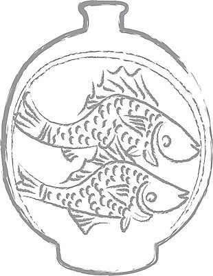 EPS 클립아트 한국문화 한국전통 전통 문양 일러스트 유물 어류 사람없음 문화재 도자기 오브젝트 전통공예 분청사기 국내일러스트 동양문화 한국 수중동물 공예 파일형식 벡터