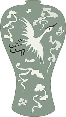 EPS 클립아트 한국문화 한국전통 전통 문양 일러스트 유물 사람없음 문화재 도자기 오브젝트 전통공예 고려청자 청자 국내일러스트 동양문화 한국 공예 파일형식 벡터