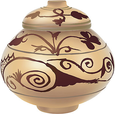 EPS 클립아트 한국문화 한국전통 전통 일러스트 유물 사람없음 문화재 도자기 오브젝트 전통공예 분청사기 국내일러스트 동양문화 한국 공예 파일형식 벡터