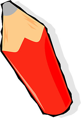 EPS 클립아트 일러스트 문구용품 사람없음 빨간색 필기구 연필 사무용품 업무 오브젝트 한자루 국내일러스트 1 컬러 학용품 작업 파일형식 벡터