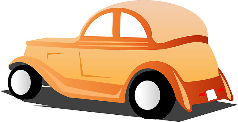 EPS 클립아트 육상교통 교통수단 한대 일러스트 승용차 자동차 사람없음 주황색 운송업 밴 국내일러스트 1 산업 컬러 교통 파일형식 벡터