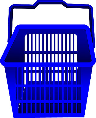 EPS 생활용품 일러스트 사람없음 쇼핑 바구니 소쿠리 장바구니 오브젝트 쇼핑바구니 국내일러스트 파일형식 벡터