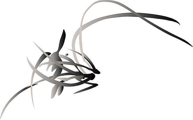 EPS 식물 한국문화 한국전통 전통 꽃 백그라운드 일러스트 수묵화 사람없음 난초 동양화 한국화 난초꽃 국내일러스트 동양문화 한국 미술 파일형식 벡터