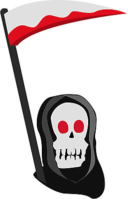 EPS 클립아트 캐릭터 일러스트 사람없음 악마 낫 사신 가상인물 일러캐릭터 상상 파일형식 벡터