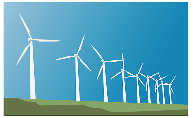 EPS 클립아트 일러스트 하늘 풍경 초원 사람없음 측정 풍속계 풍향 국내일러스트 바람 기계 파일형식 벡터