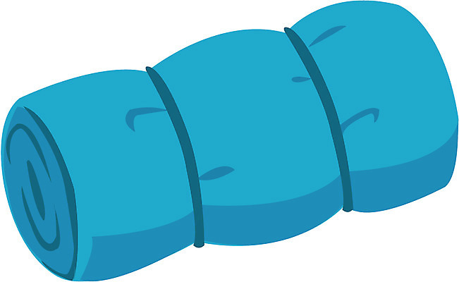 EPS 생활용품 일러스트 레저 휴가 취미 사람없음 야외 레저생활 침낭 국내일러스트 오브젝트 파일형식 벡터